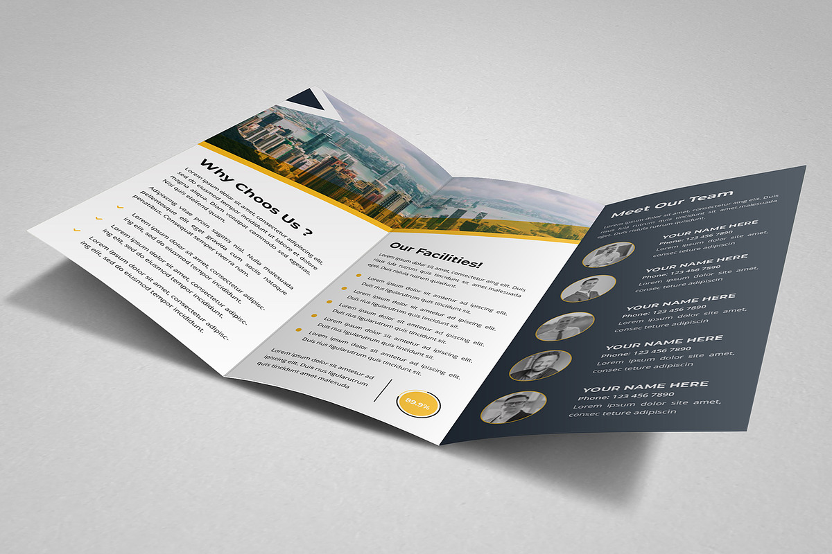Business Trifold Brochure v4, a Brochure Template by SamiSimply7 (Photo 3 of 4)