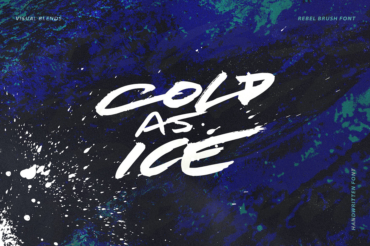 Rebel Brush - Handwritten Font, a Handwritten Font by Visual Blends (Photo 6 of 7)