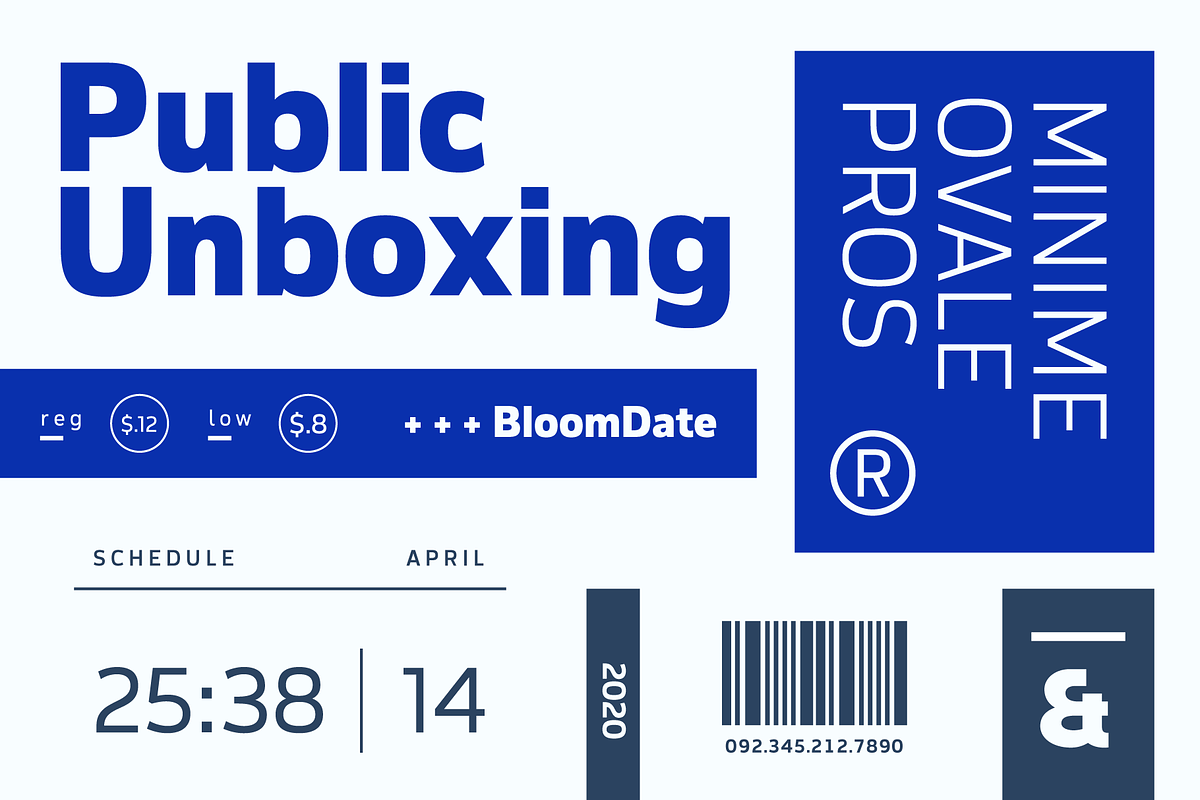 EB Corp, a Sans Serif Font by Eko Bimantara (Photo 2 of 8)