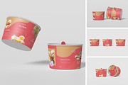 Ice Cream Cup Mockup, a Cups & Container Mockup by swsi-studio (Thumbnail 1 of 8)