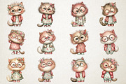 Quirky Cat Mom Retro Glasses PNG, an Animal Illustration by RobertsArt (Thumbnail 3 of 5)