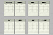Editable Creative Monthly Planner, a Stationery Template by MightyDesign (Thumbnail 3 of 7)