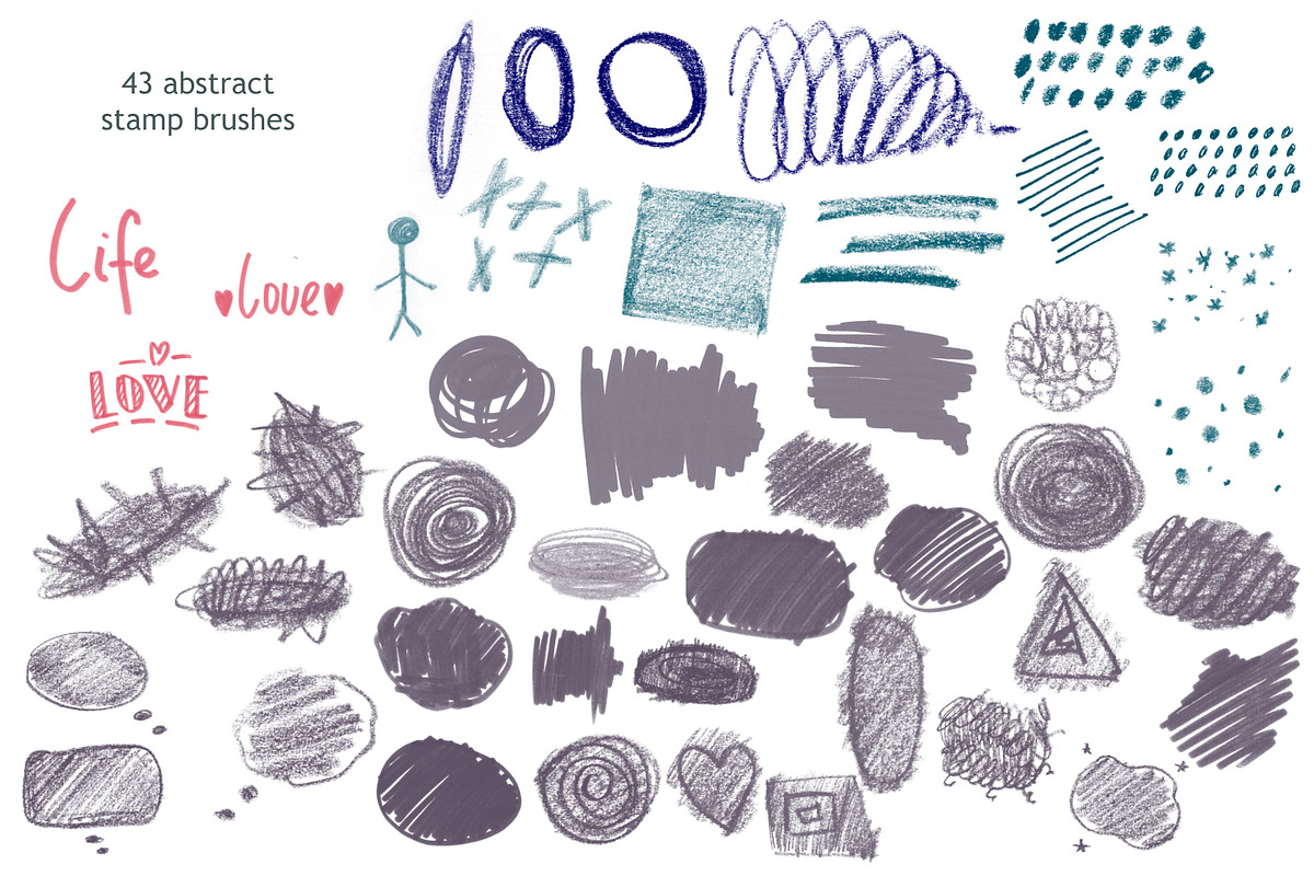 Scribble-PS Brushes, a Brush Add-On by Vera Suleimanova