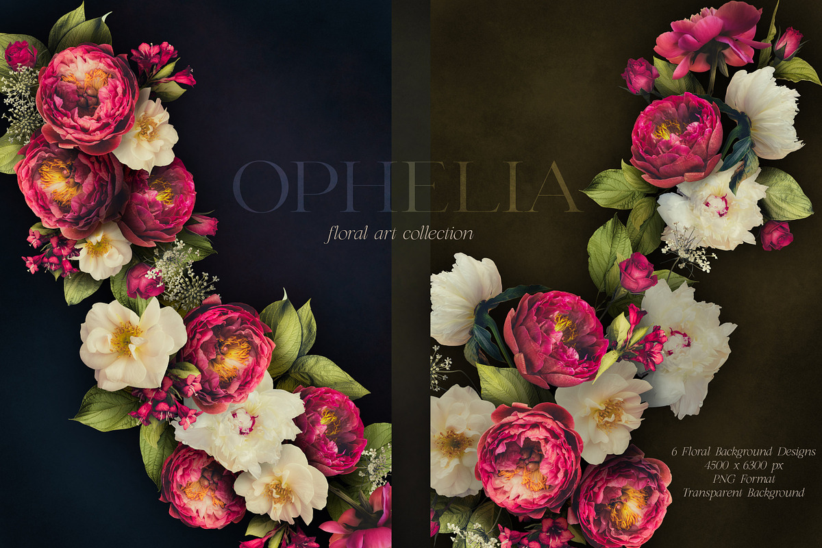Ophelia Dark Moody Florals, an Object Graphic by Eclectic Anthology (Photo 8 of 14)