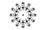 Ornamental Black White Mandala Pack, a Decorative Illustration by NJ Himel (Thumbnail 46 of 103)