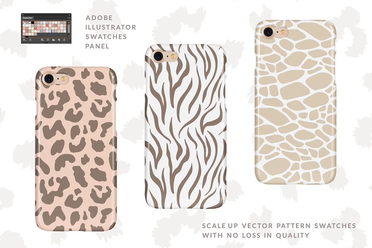 Wild Animal Print Seamless Patterns, a Pattern Graphic by Katrinelly (Photo 5 of 16)
