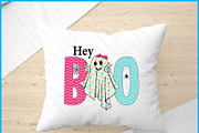 Hey Boo Halloween Pun Ghost Spooky, a Graphic by Creativeusart (Thumbnail 4 of 4)