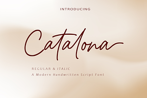 Catalona - Handwritten Script