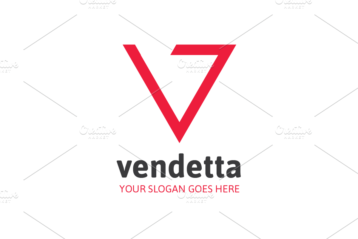 Vendetta Letter V Logo, a Branding & Logo Template by MLJ studios (Photo 2 of 3)