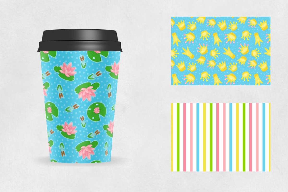 FROG POND Pattern collection, a Pattern Graphic by PrettyPatterns (Photo 2 of 5)