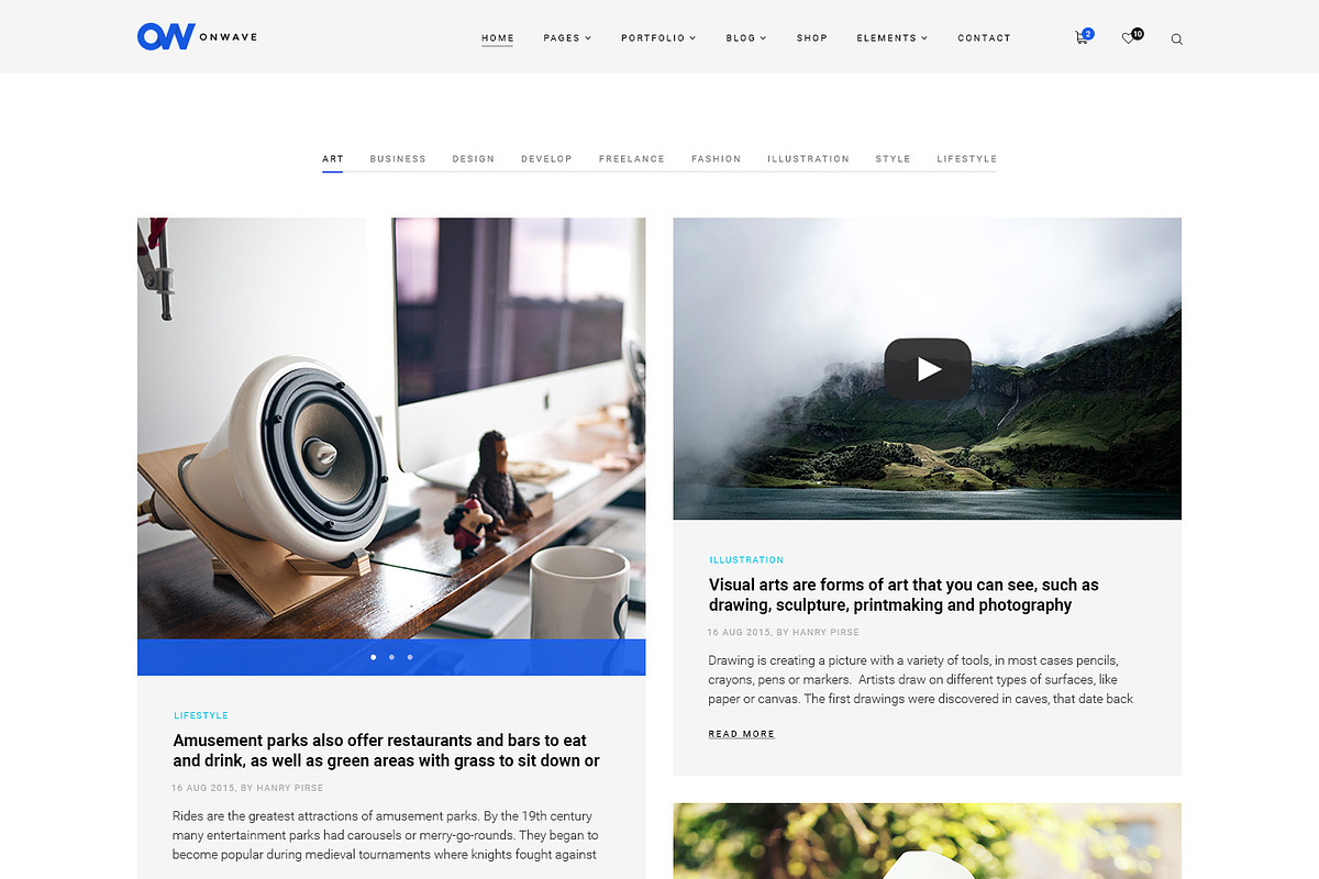 OnWave — Multipurpose PSD Template, a Websites & App Template by ScienteCraft (Photo 18 of 51)