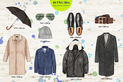 Trendy Fashion Items in Watercolor, an Illustration by Sweet Oh Sour (Thumbnail 4 of 6)