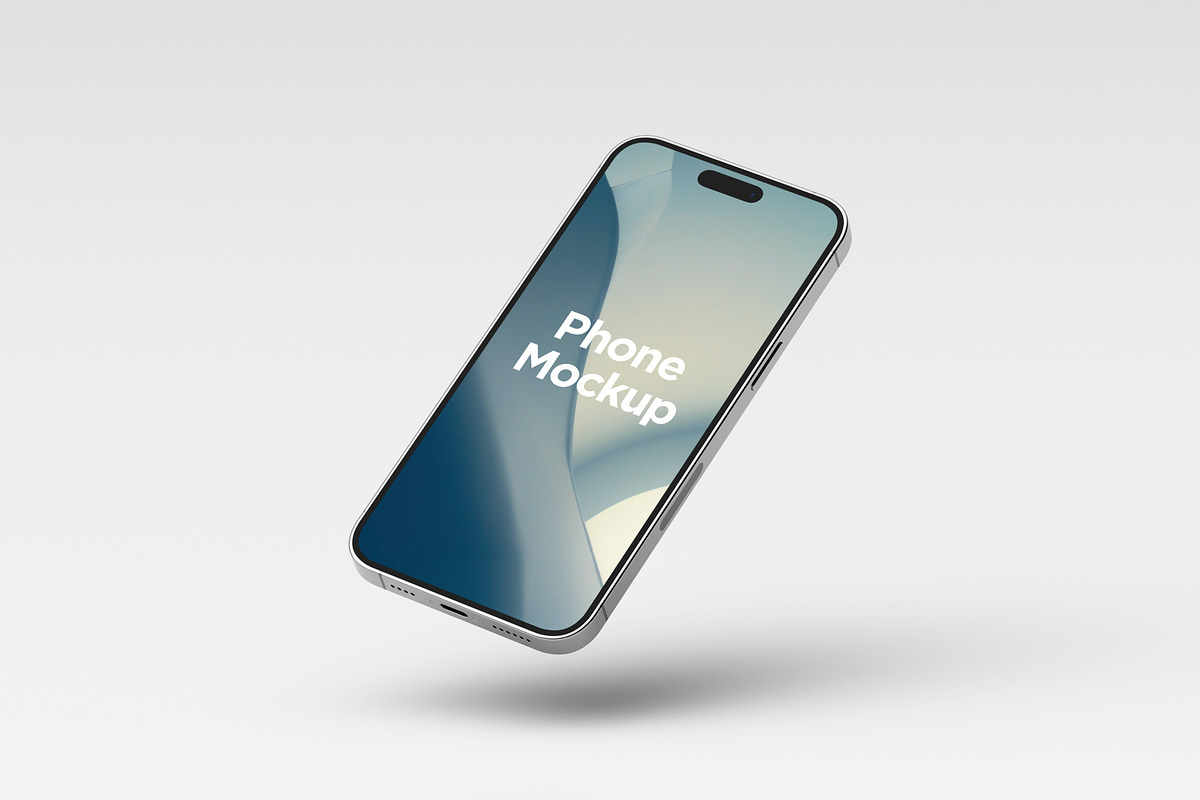 2 Floating iPhone 14 Pro Max Mockups, an iPhone Mockup by DreamVisuals (Photo 2 of 2)