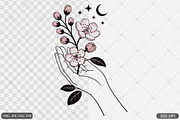 Cherry Blossom SVG PNG Bundle, an Illustration by Actual Pixel (Thumbnail 24 of 33)