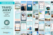 Travel Agent IG Canva Story Template, a Social Media Template by Ink Gallery (Thumbnail 1 of 10)