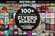 100+ Flyers Bundle + Covers, a Flyer Template by Graphicdome (Thumbnail 1 of 9)