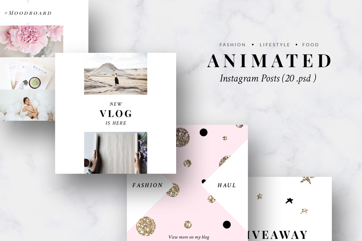 90% OFF | BUNDLE-Instagram Templates, a Social Media Template by CreativeFolks (Photo 12 of 36)