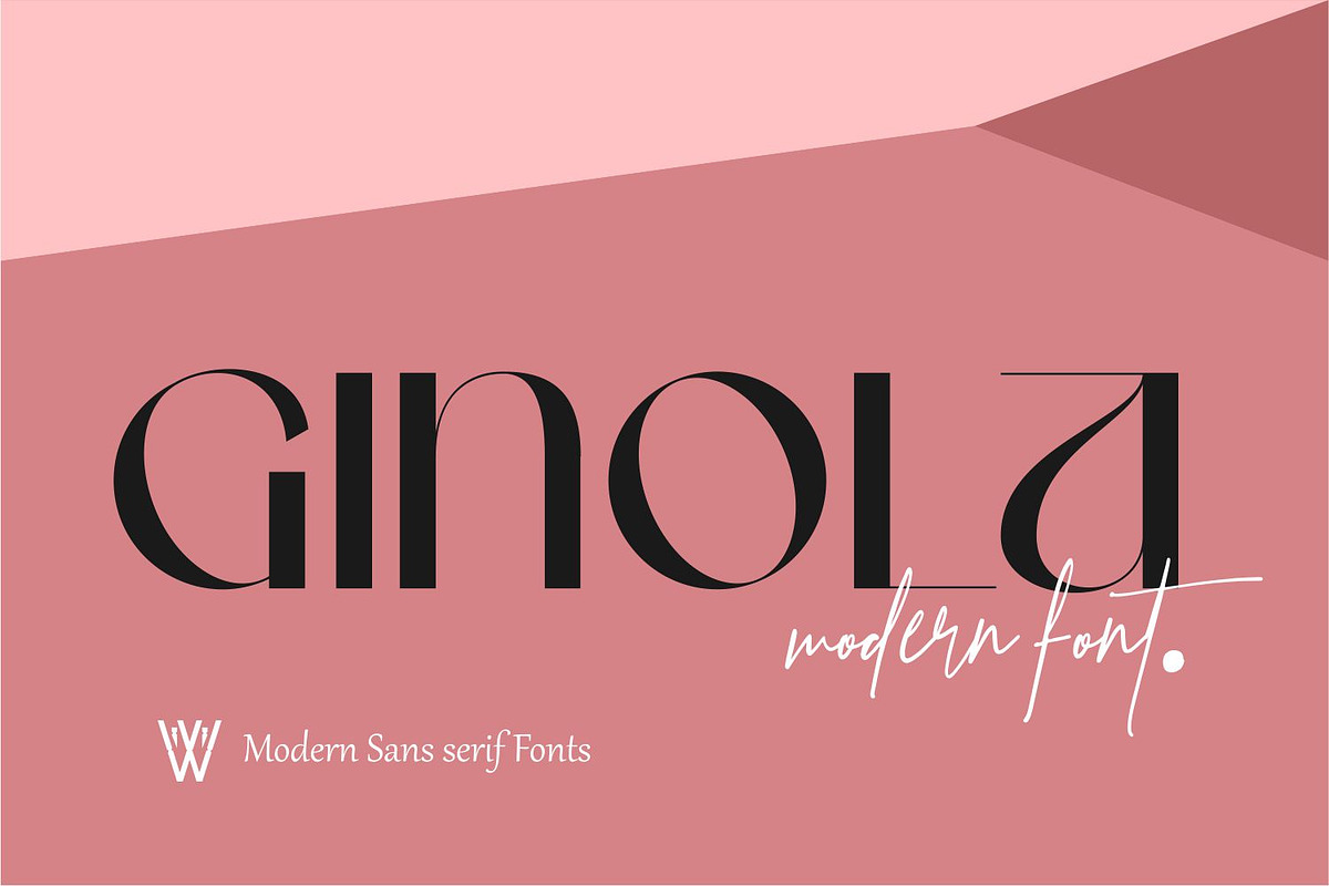 Ginola Font | Beautifull Sans Serif, a Sans Serif Font by WhymoreArt (Photo 1 of 10)