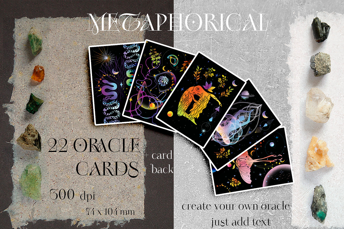 Oracle Cards Metaphorical, a Graphic by ArtOLB (Photo 1 of 5)