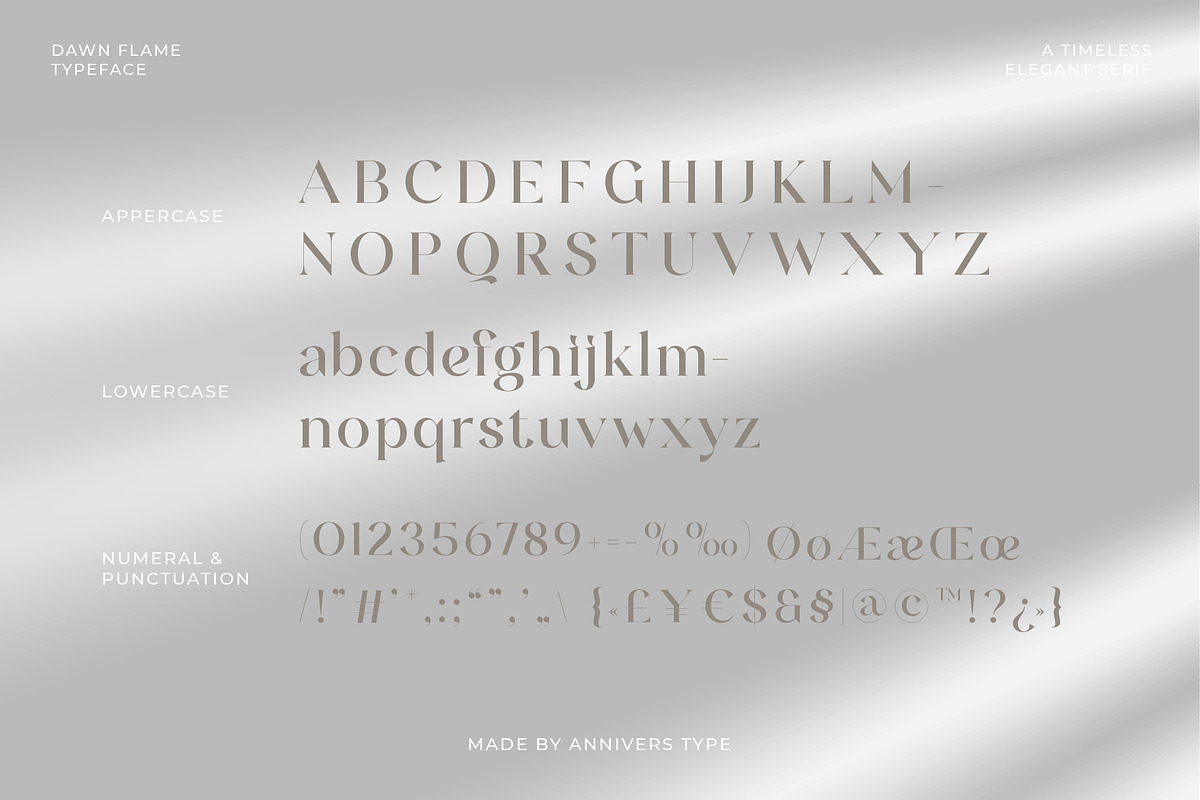Dawn Flame – A Timeless Serif, a Serif Font by Annivers Type (Photo 9 of 10)