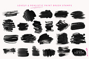 100 Paint Brush Stamps for Procreate, a Brush Add-On by Creator Goodies (Thumbnail 3 of 14)