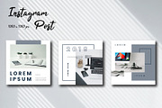 Desk Space Social Media Template, a Social Media Template by Meknya (Thumbnail 2 of 9)