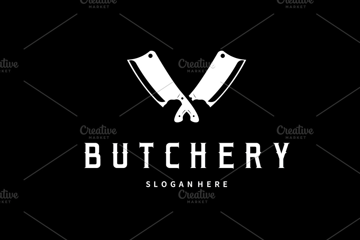 Sharp Blade Meat Cutting Brand Logo, a Branding & Logo Template by Maylianaw28 (Photo 2 of 2)