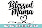 Blessed Mama Shirt T-Shirt Design, an Object Illustration by Ghagra (Thumbnail 1 of 7)