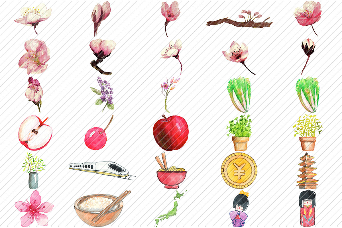 101 JAPAN ICONS PNG Ultra Bundle, an Illustration by LilyBoo Clipart (Photo 3 of 5)