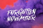 Forgotten November, a Script Font by chekart (Thumbnail 1 of 6)