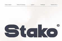 Stako - Modern Sans Serif Family
