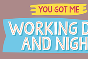 Cherry dance - let's party!, a Sans Serif Font by pizzadudedotdk (Thumbnail 1 of 9)