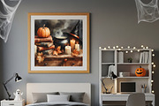 Halloween Witch Table Watercolor, a Seasonal Illustration by Floraphoria (Thumbnail 5 of 11)