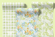 Trio 7 Granny Chic Patterns, a Pattern Graphic by Webvilla Studio (Thumbnail 3 of 8)