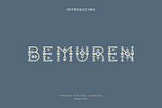 Bemuren - Vintage Mystical Typeface, a Font by Letterna (Thumbnail 1 of 4)