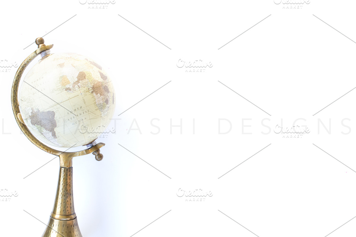 Styled Stock Photography | Globe, a Product Mockup by Ledia Tashi Designs