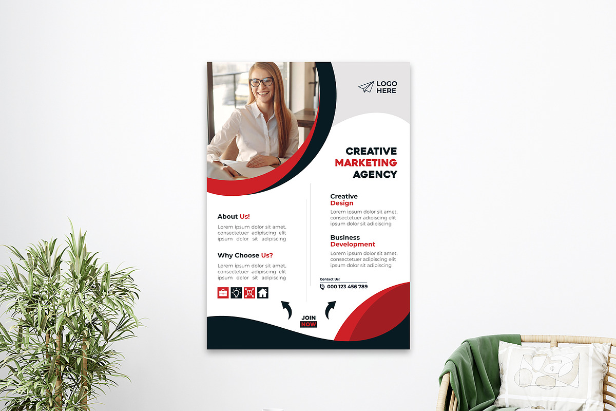 Promotional Marketing Flyer Design, a Flyer Template by Tahnix Creative (Photo 2 of 3)