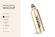 Realistic Steel Bottle Mockup, a Product Mockup by graphypix (Thumbnail 4 of 4)