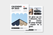 Wall Calendar 2025 Design V1, a Stationery Template by trabaskriya (Thumbnail 3 of 3)