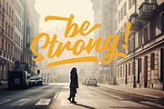 Rupture Typeface - Font Duo, a Script Font by Letterhend Studio (Thumbnail 2 of 12)