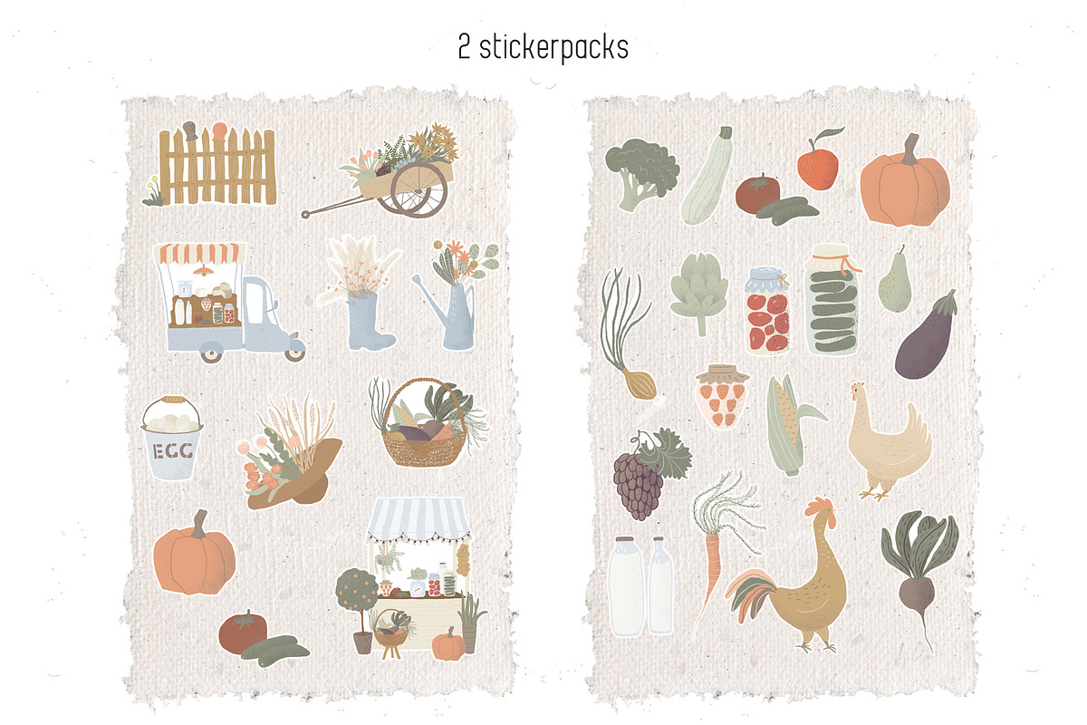 Farmers Market collection, a Graphic by dasha mo (Photo 6 of 9)