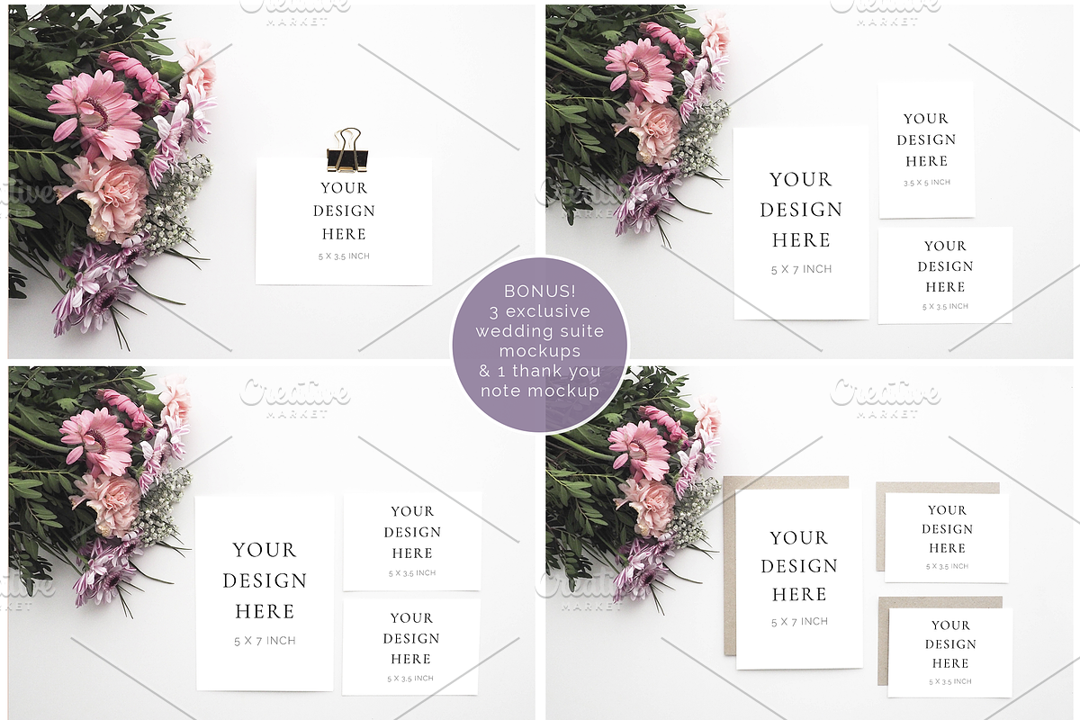 Blush & Lavender Bloom Bundle, a Print Template by Imperium Nordique (Photo 5 of 6)