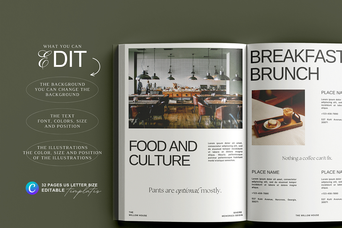Airbnb Welcome Book Template, a Magazine Template by Prapti Design (Photo 8 of 10)