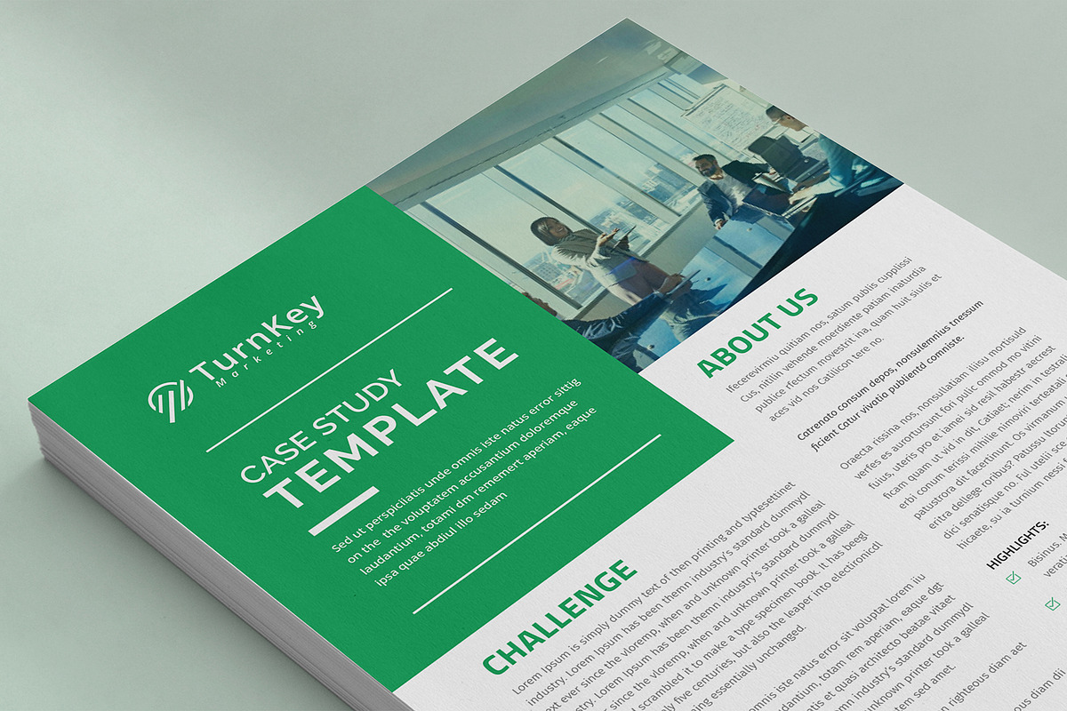 Case Study, a Brochure Template by DesignDevisers (Photo 6 of 10)