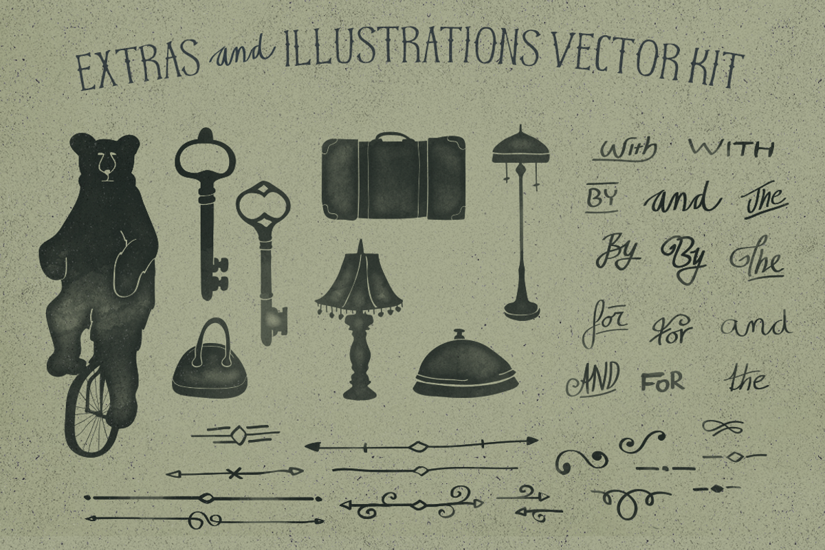 Vienna Hotel - Handmade Typeface preview 3