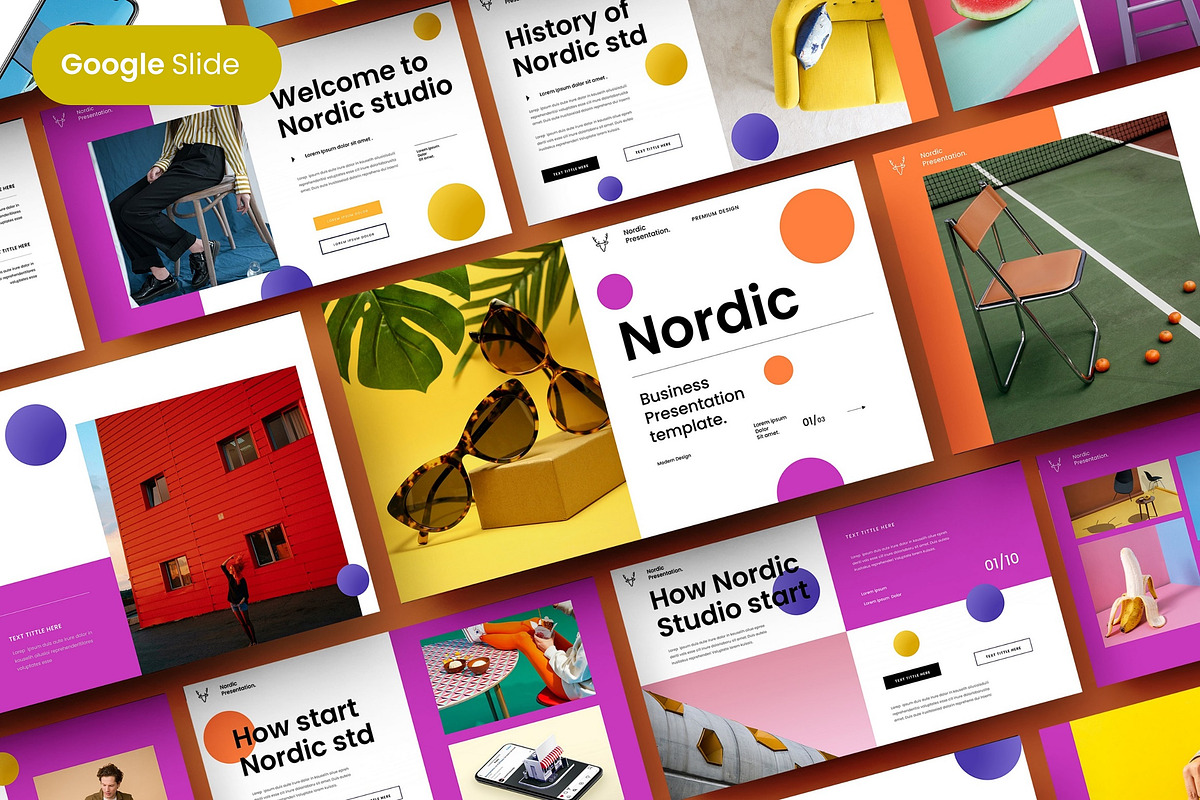 Nordic - Business Google Slide, a Presentation Template by Dens Creative Studio (Photo 1 of 6)