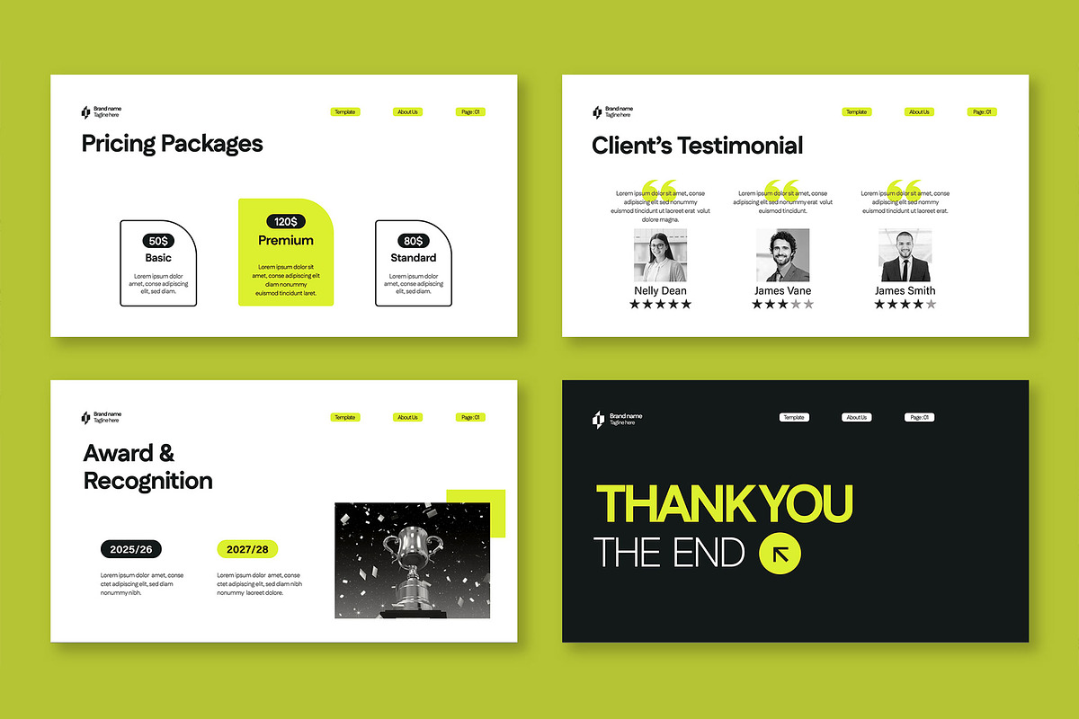 Creative Agency Service Presentation, a Presentation Template by Mighty-Slide (Photo 5 of 5)