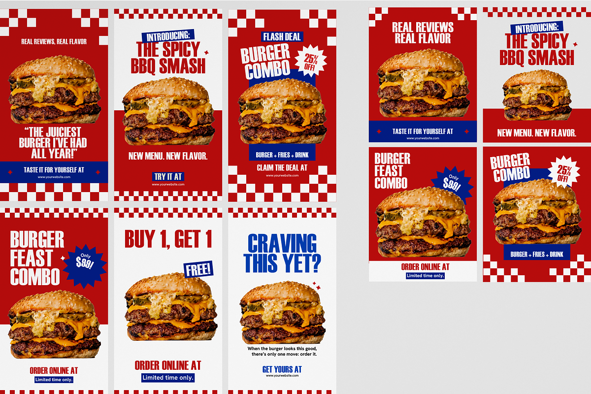 Modern Food Social Media Template, a Social Media Template by GAZINEOGRAPHIC (Photo 3 of 4)