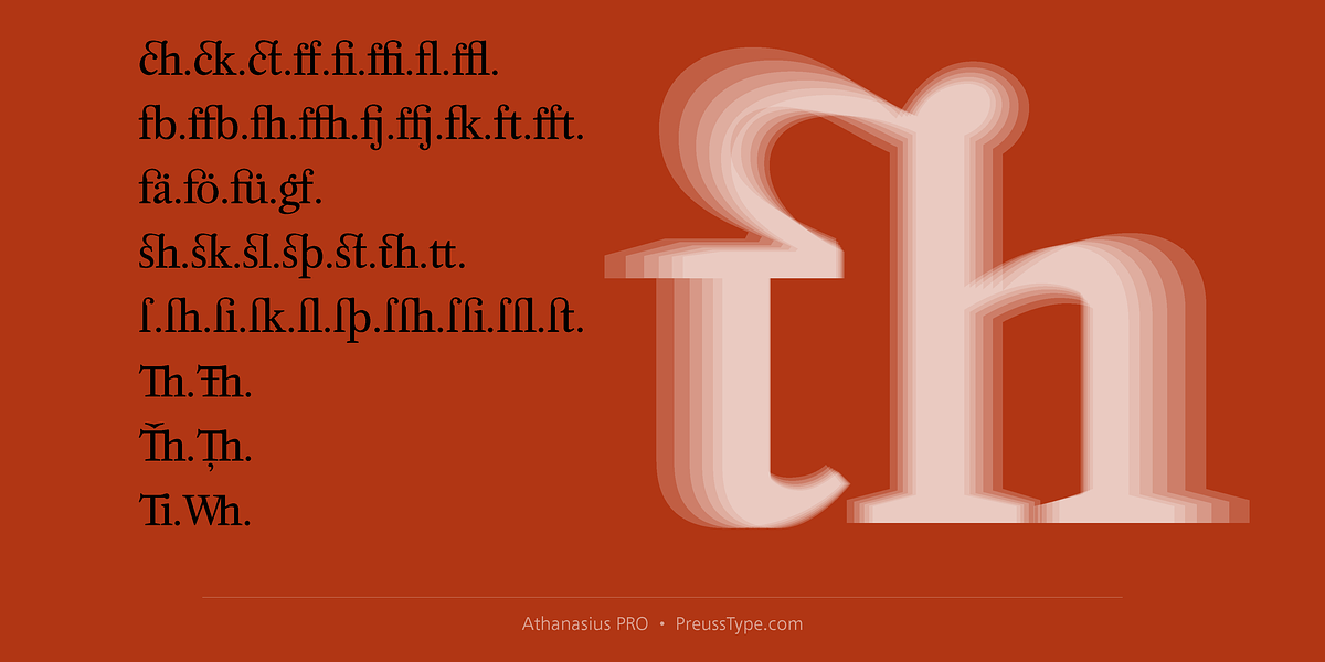 Athanasius PRO, a Serif Font by preussTYPE (Photo 2 of 10)