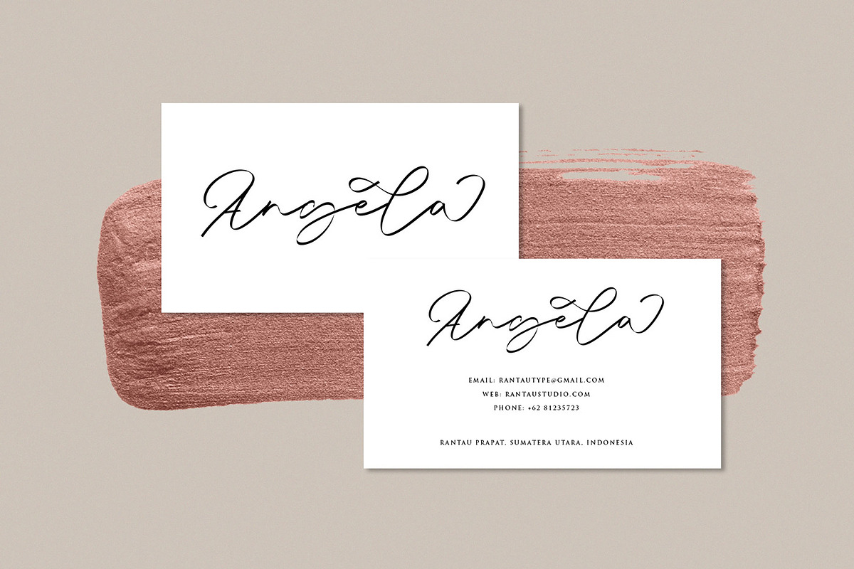 Young Rich - Stylist Font, a Script Font by RantautypeStudio (Photo 5 of 13)